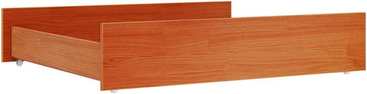 vidaXL Bettschubladen 2 Stk., Bettschublade mit Rollen, Schublade für Bett, Bettkasten Bettschubkast