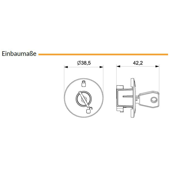 FELGNER Steckdosenschloss mit Berührungsschutz | Steckdosen-Sicherung für Kinder Babys | Schutz vor