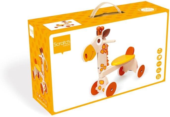 SCRATCH 6181402 6181402-Rutscher Giraffe für Kinder, 62 x 55 x 25 cm, Mehrfarbig, M