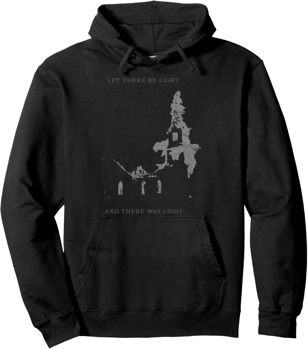 Okkult Burning Church Antichrist Atheist Satan Lucifer 666 Pullover Hoodie