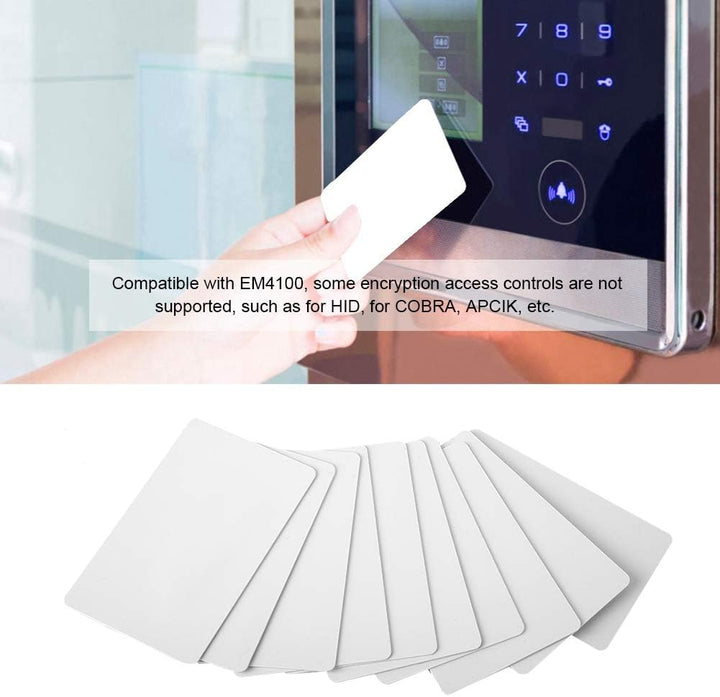 100 x RFID Karte Keycard/Schlüsselkarte 125KHz, EM4100 Smart Access Card, Classic RFID Proximity Sch