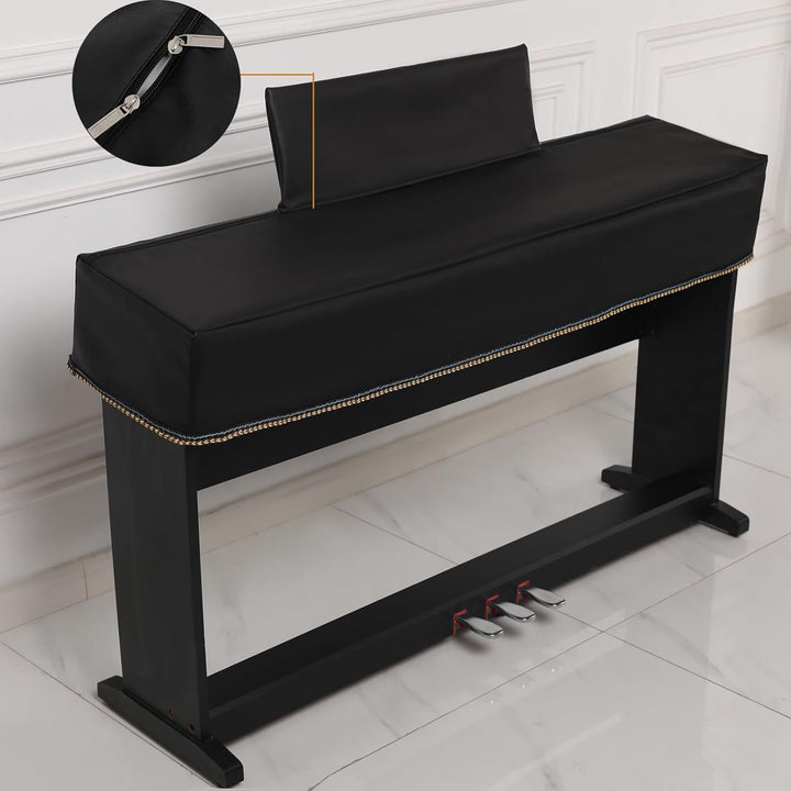 Staubschutz für Klaviertastatur 88-Tasten Klavier Abdeckung E-Piano Tastaturabdeckung Tuch mit Noten