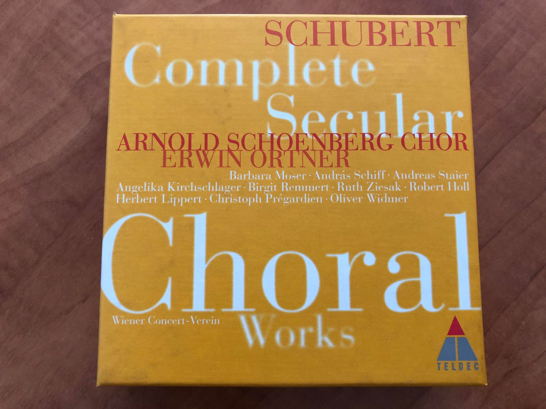 Weltliche Chorwerke, Audio-CD
