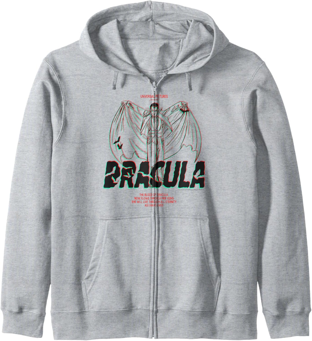 Universal Monsters Dracula 3D Style Portrait Kapuzenjacke