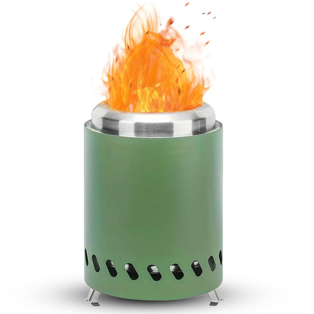 Tischfeuerstelle mit Ständer, Mini-Feuerstelle aus Edelstahl, Deko für Garten,Terrasse und Balkon,Fü