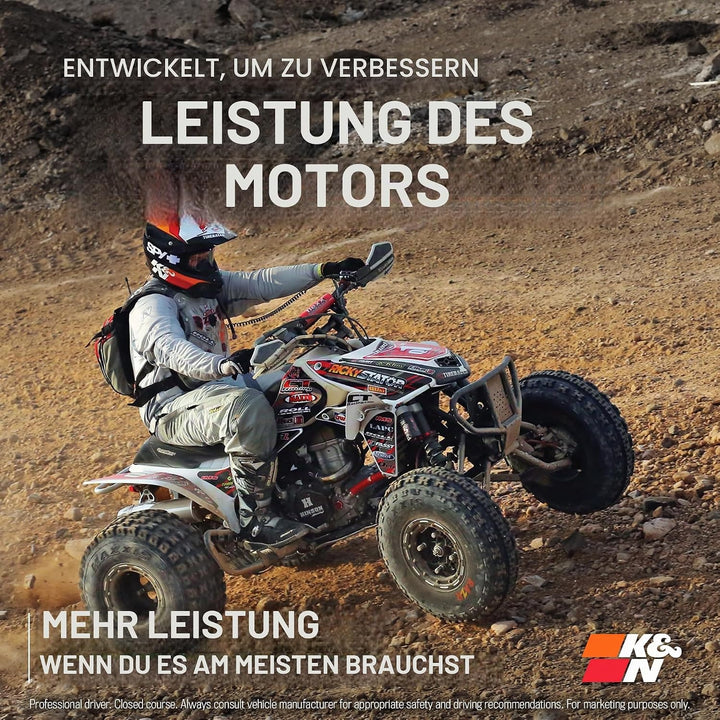 K&amp;N SU-4002 Motorrad K&amp;N Tausch-Luftfilter, Rot