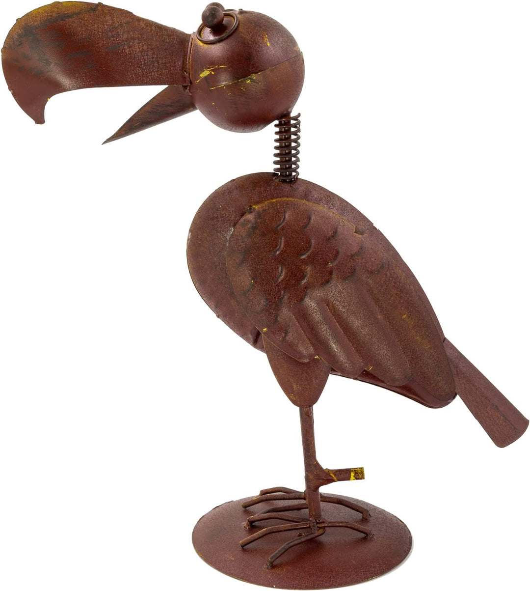 Blümelhuber Raben Figur Corvin als Teich Wasserspiel Garten Dekoration, für Springbrunnen Aussenbere