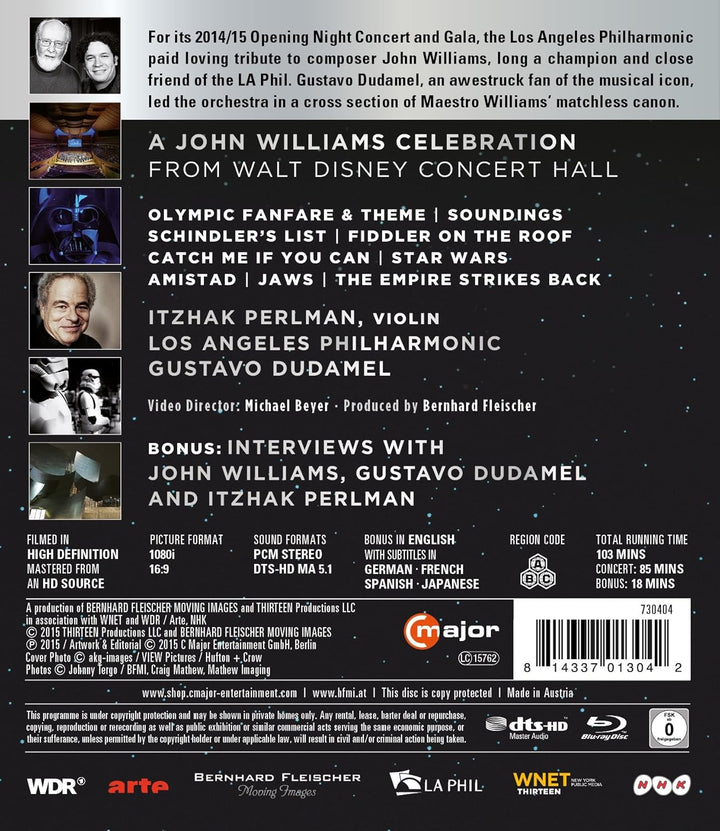 A John Williams Celebration (Opening Gala Concert - Los Angeles 2014) [Blu-ray], Blu-ray