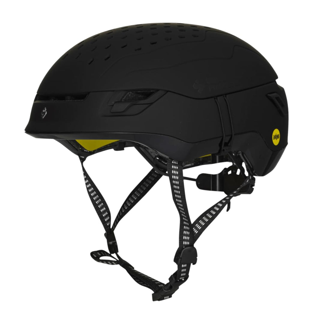 Sweet Protection Unisex – Erwachsene Ascender MIPS Ski/Snowboard Helmet, Dirt Black, SM