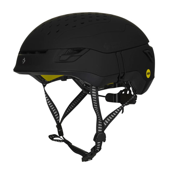 Sweet Protection Unisex – Erwachsene Ascender MIPS Ski/Snowboard Helmet, Dirt Black, SM