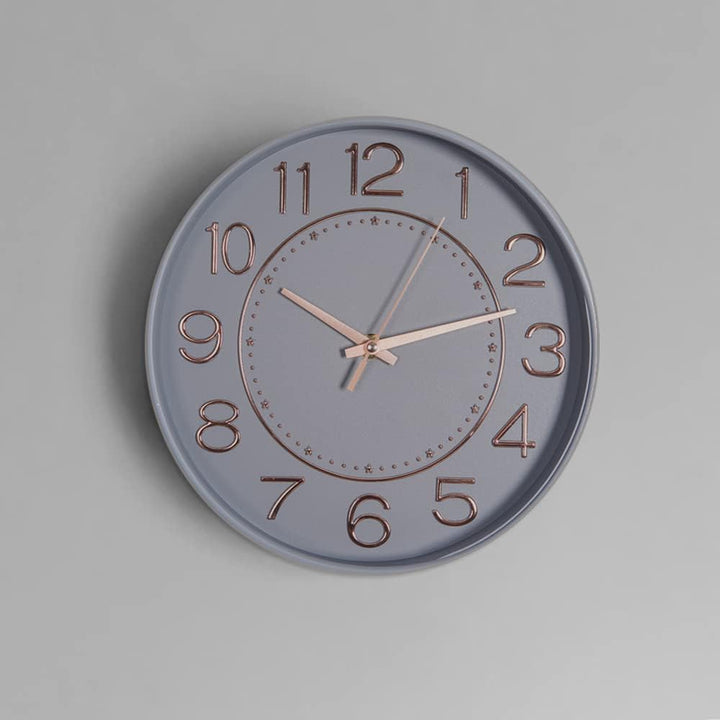 HZDHCLH Kinder Wanduhr Funk-Wanduhr,25cm Wanduhr Kinder Lautlos Funkuhr,Zeit Automatische Umstellung