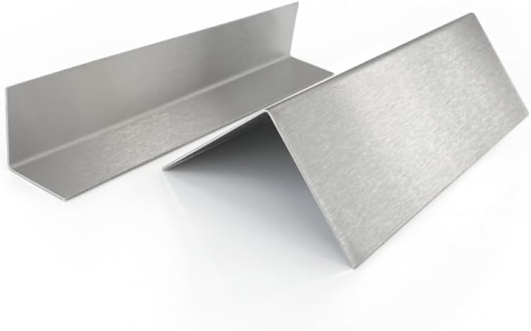 Edelstahl Winkel 45 x 45mm Schliff INNEN Edelstahl V2A K240 geschliffen 2000mm 08mm stark einseitig