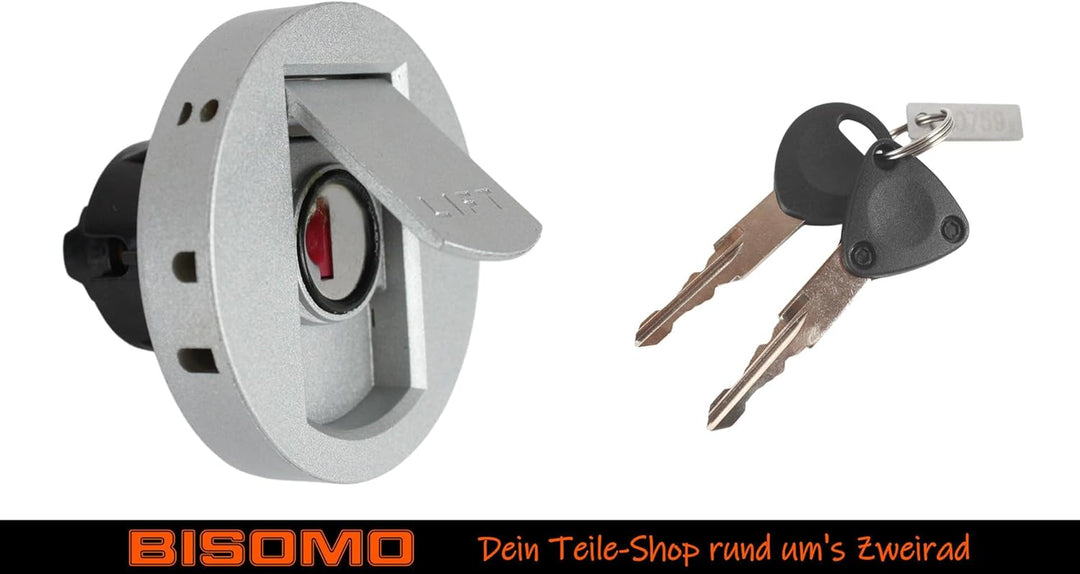 Zündschloss, Schloss-Set für 50ccm Peugeot Roller wie Speedfight 3, Ludix, Jet Force, inkl. Tankschl