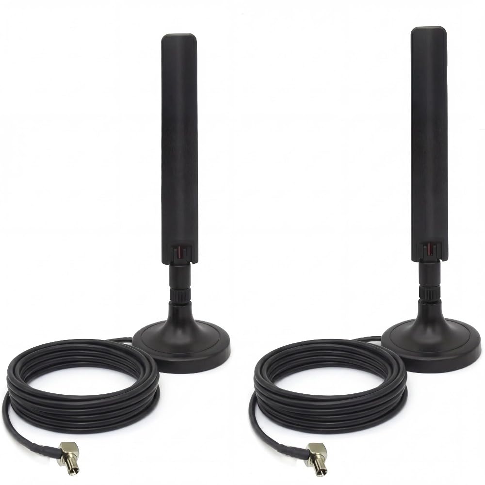 10dBi Externe 5G 4G LTE 3G GPRS GSM TS9 Magnetfuss MIMO Antenne für Netgear AT&T Nighthawk M6 MR6110