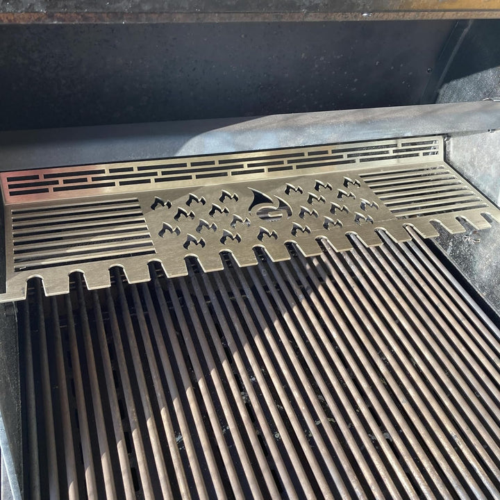 Grillrost.com Das Original Edelstahl Multistation | Warmhalterost für Broil King Baron/Regal/Imperia