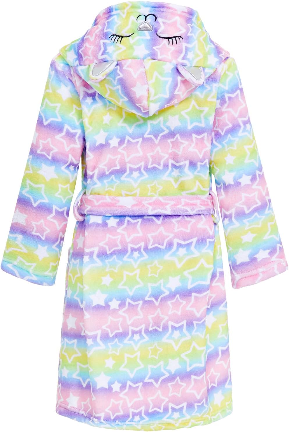 WYTbaby Bademantel Kinder Mädchen Flauschig Fleece bademantel mädchen Lange Ärmel Kinderbademantel m