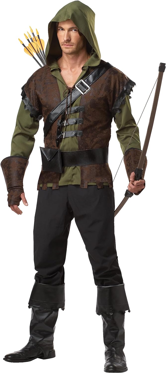 California Costumes Herren Robin Hood Kostüm für Erwachsene, Braun, M M Braun, M Braun