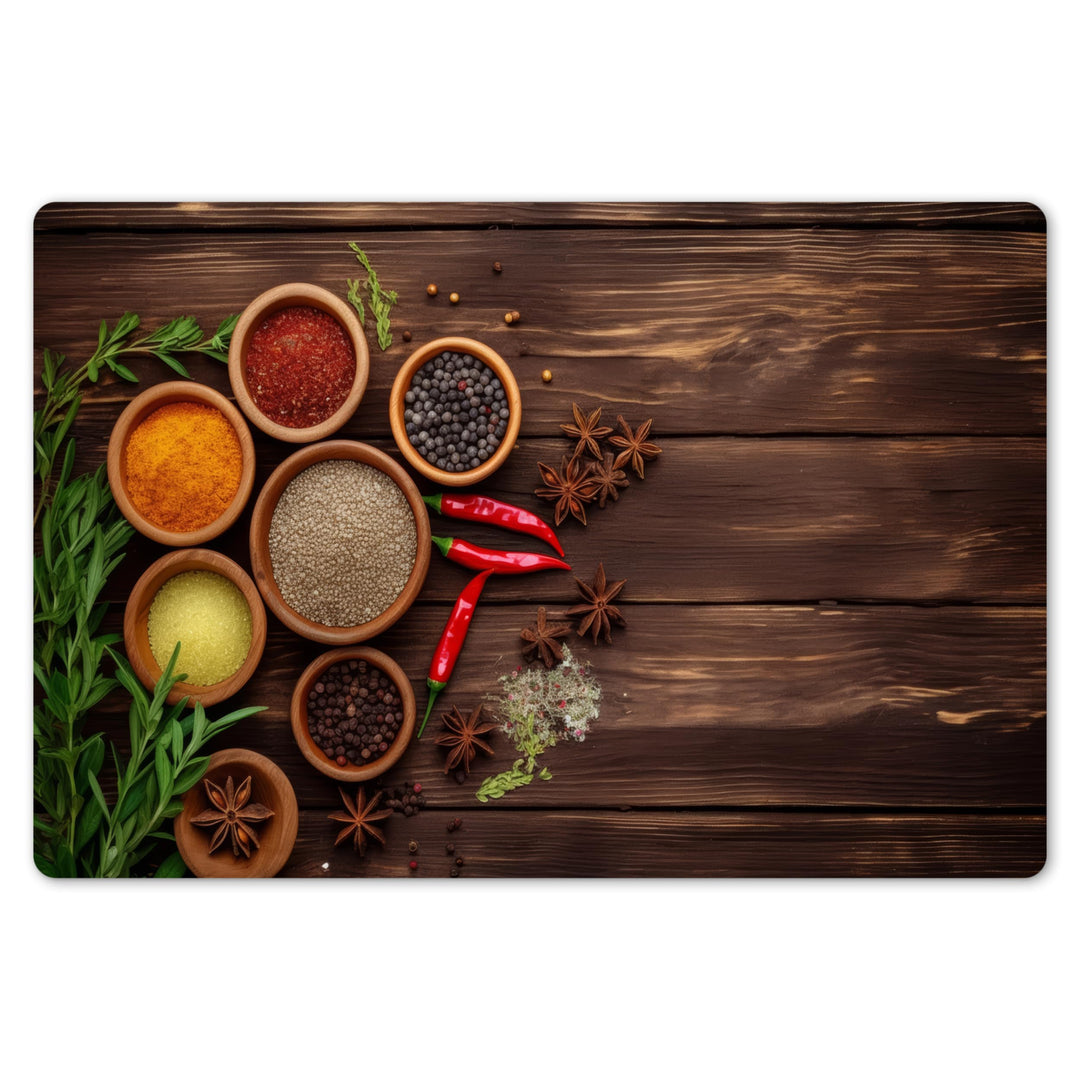 KitchenYeah© Platzsets Abwaschbar 6-Teilig 45x30 cm Tischsets Platzdeckchen Rutschfeste Platzset Unt