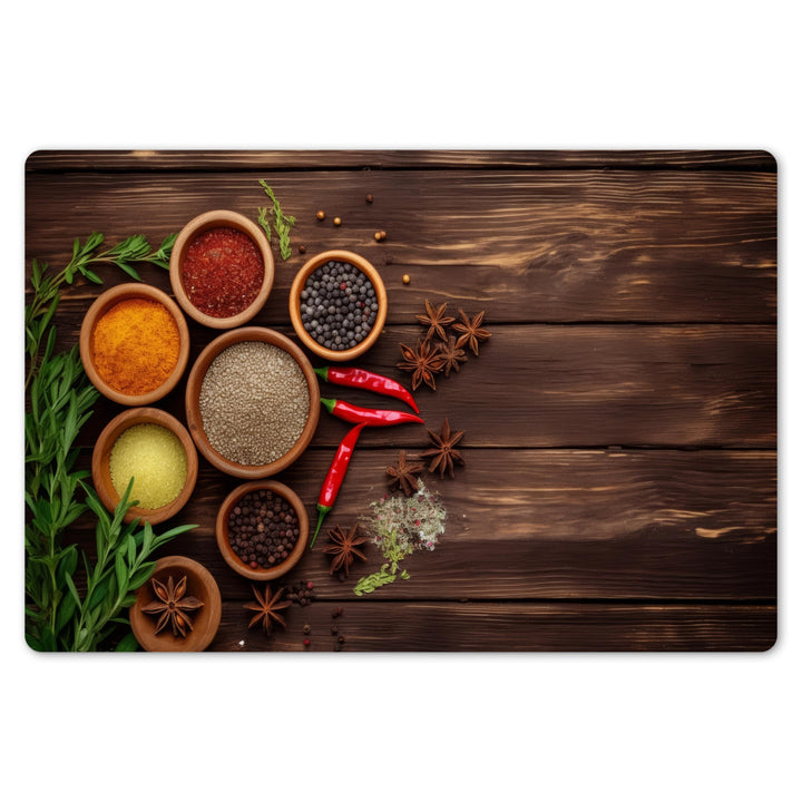 KitchenYeah© Platzsets Abwaschbar 6-Teilig 45x30 cm Tischsets Platzdeckchen Rutschfeste Platzset Unt