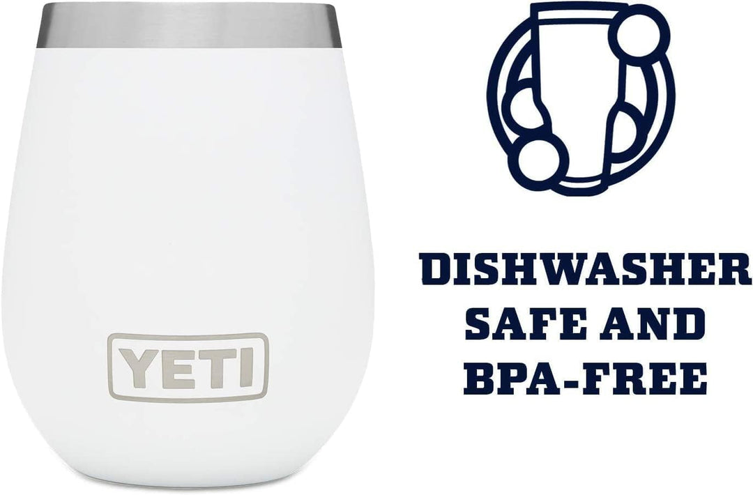 YETI Rambler Weinbecher Mit MagSlider-Deckel, Black, 10 oz (295 ml) Black - New, Black - New