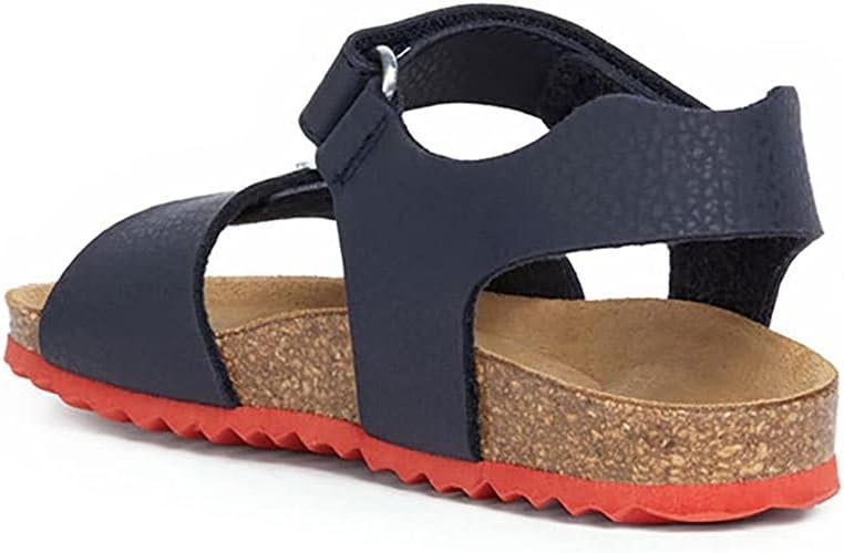 Geox Jungen J Ghita Boy B Sandalen 30 EU Navy Red, 30 EU Navy Red