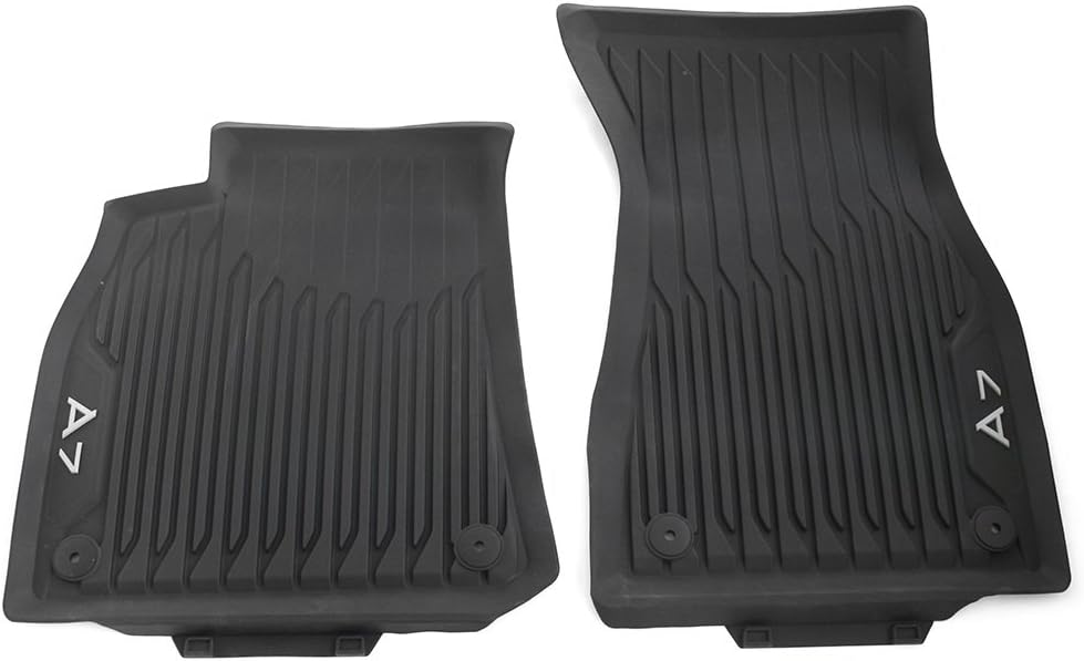 Audi 4K8061501041 Allwetterfussmatten 2-teilig vorn Premium Fussmatten Gummimatten, schwarz