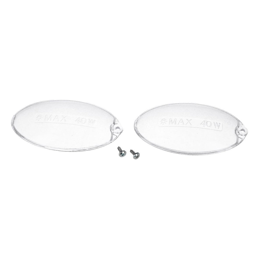 easyPART Kompatibel/Ersatz für smeg 692831966 Lampenabdeckung Set für Dunstabzugshaube 2Stk