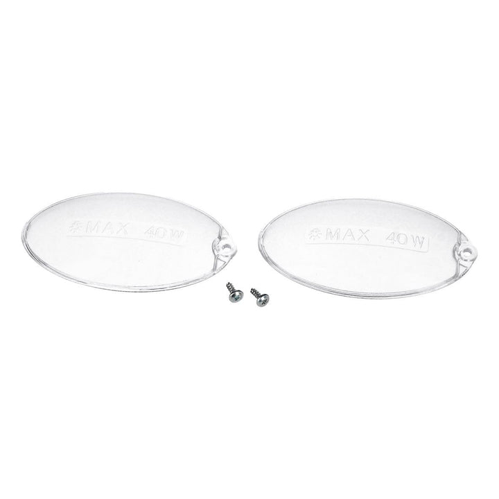 easyPART Kompatibel/Ersatz für smeg 692831966 Lampenabdeckung Set für Dunstabzugshaube 2Stk
