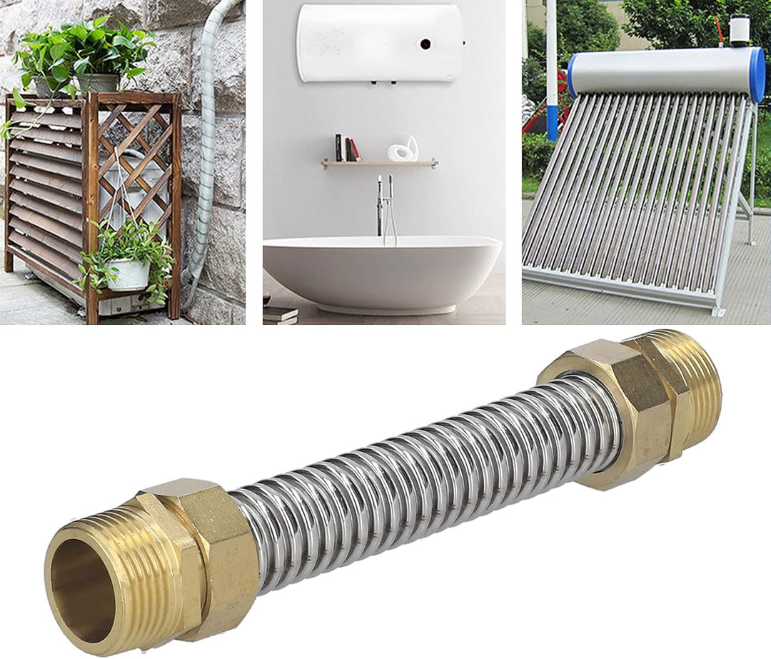 SEAFRONT Wellschlauch, Rostfreier Wellschlauch, Balgrohr, Stahl, Flexibler Verbindungsschlauch für K