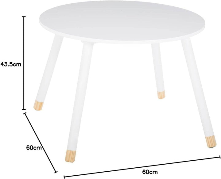 Kindertisch Douceur weiss - Weiss - Atmosphera créateur d'intérieur