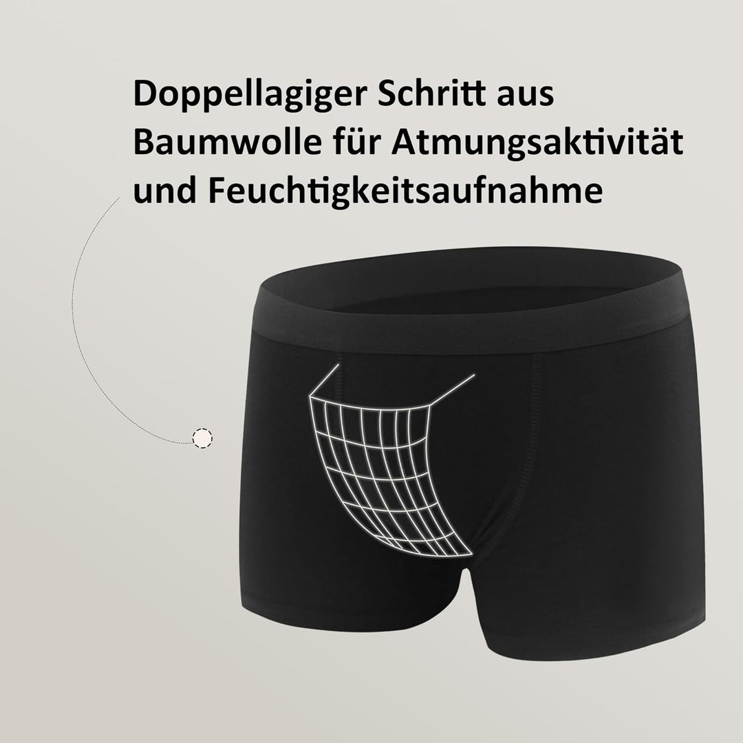 L&K-II Boxershorts Jungen Baumwolle Kinder Unterhosen 10er Pack 1604 134-140 10er Black, 134-140 10e