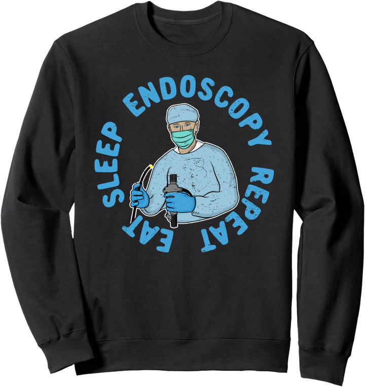Eat Sleep Endoscopy Repeat Sweatshirt