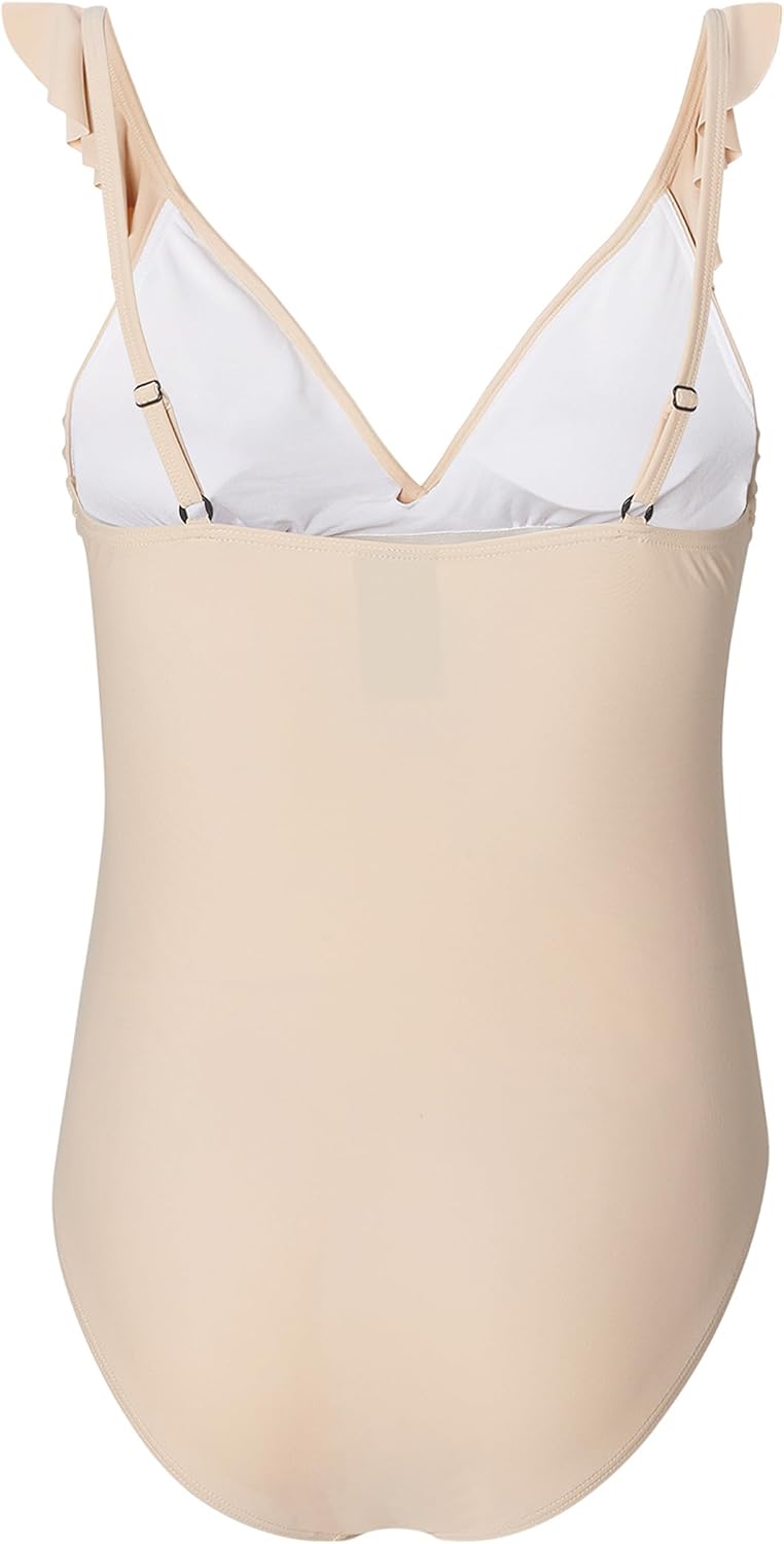 Noppies Damen Sima Microfiber Swimsuit Badeanzug XS-S Light Sand - N147, XS-S Light Sand - N147