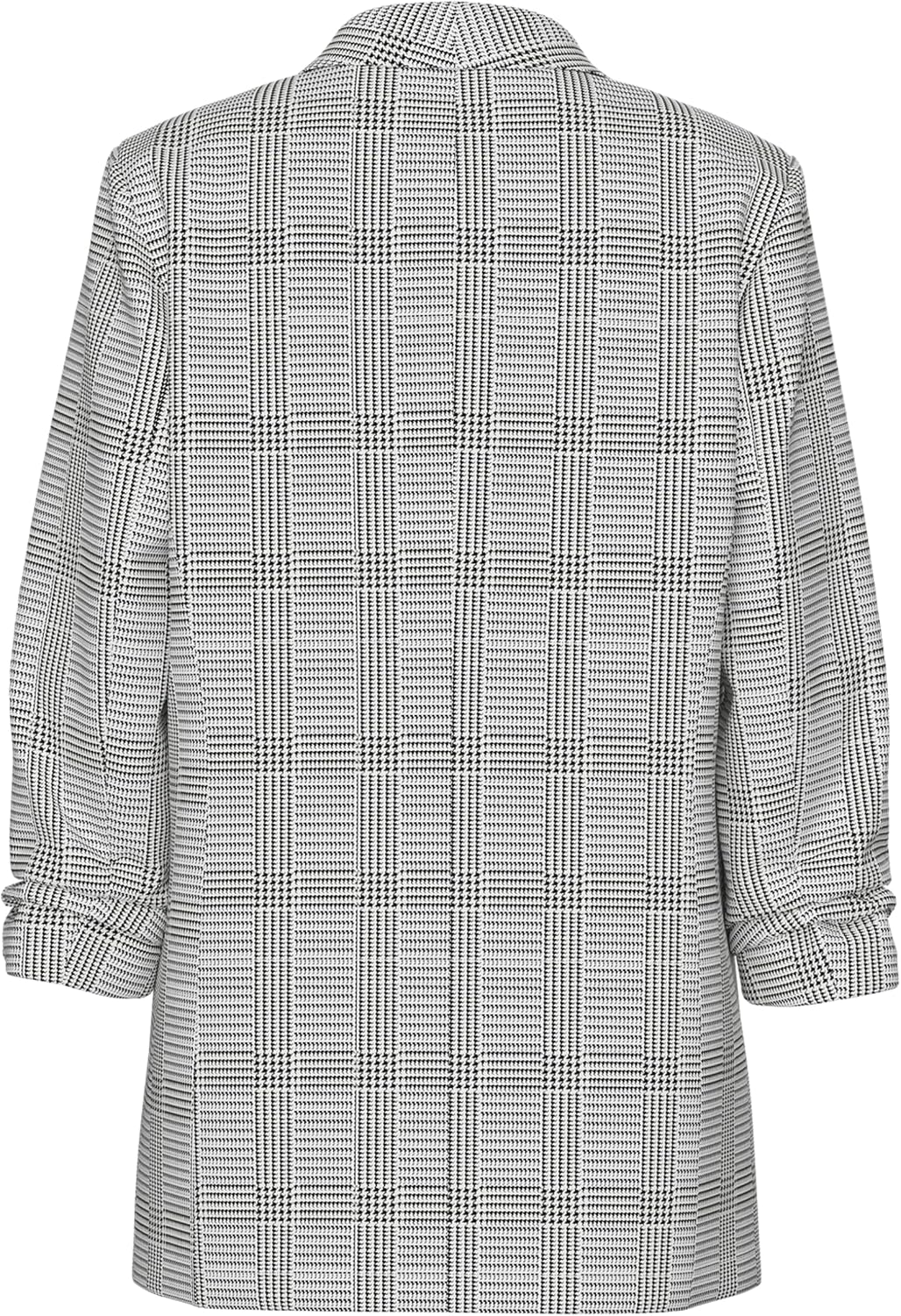 PIECES Damen Pcbosella 3/4 Printed Blazer Noos Blazer (1er Pack) XXL Schwarz, XXL Schwarz