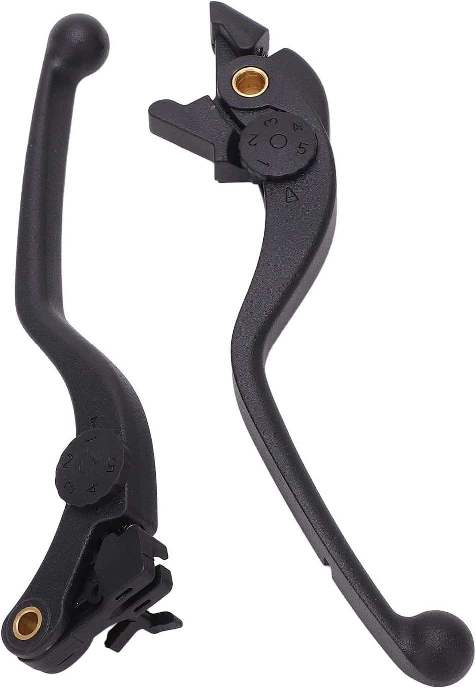 Perch Brake Clutch Handhebel Set 1 Paar Motorrad Bremskupplungshebel Links Rechts Griff Bremshebel E