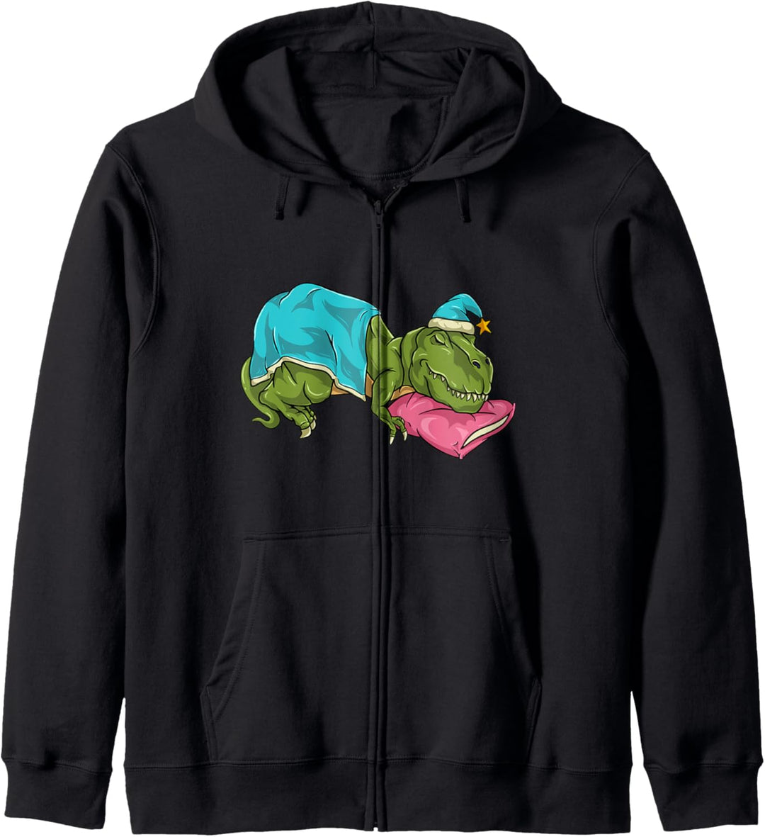 Sleeping T-Rex - Procrastinating & Lazy Trex Dinosaurier Kapuzenjacke