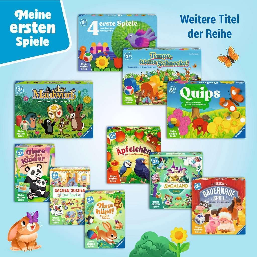 Ravensburger 12010007 Sagaland Junior - Meine ersten Spiele: Kinderspiel, Spiele 3 ab 3 Jahren, für