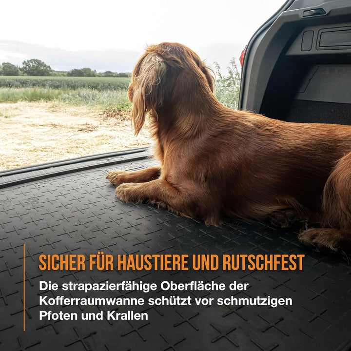 Travall CargoMat Liner Kofferraumwanne Kompatibel Mit Volkswagen Touran (2003-2015) TBM1020 - Massge