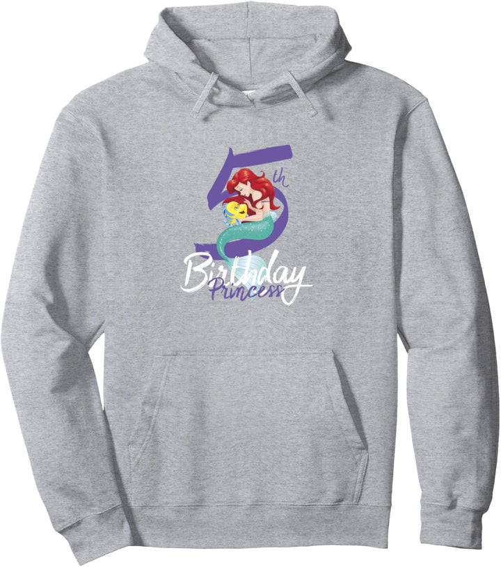 Disney Little Mermaid Ariel 5th Birthday Princess Pullover Hoodie