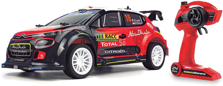 Ninco - NincoRacers Citroën C3 WRC Ferngesteuertes Auto | Grosses RC Auto Rally Car Massstab 1:10 |
