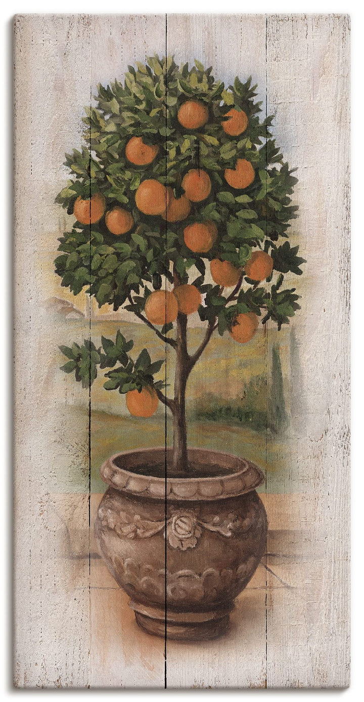 ARTland Leinwandbilder Wandbild Bild auf Leinwand 50x100 cm Pflanzen- &amp; Blumen Bäume Obstbaum U0PV O