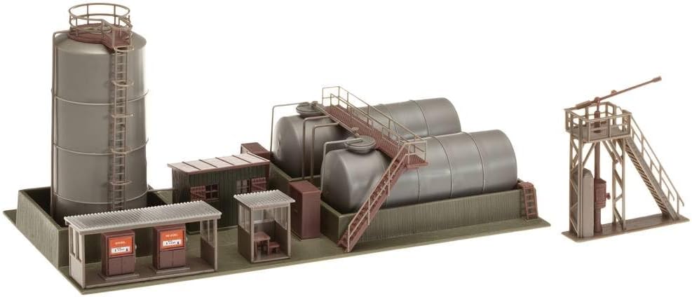FALLER 120157 - Öllager mit Dieseltankstelle und Ölkran