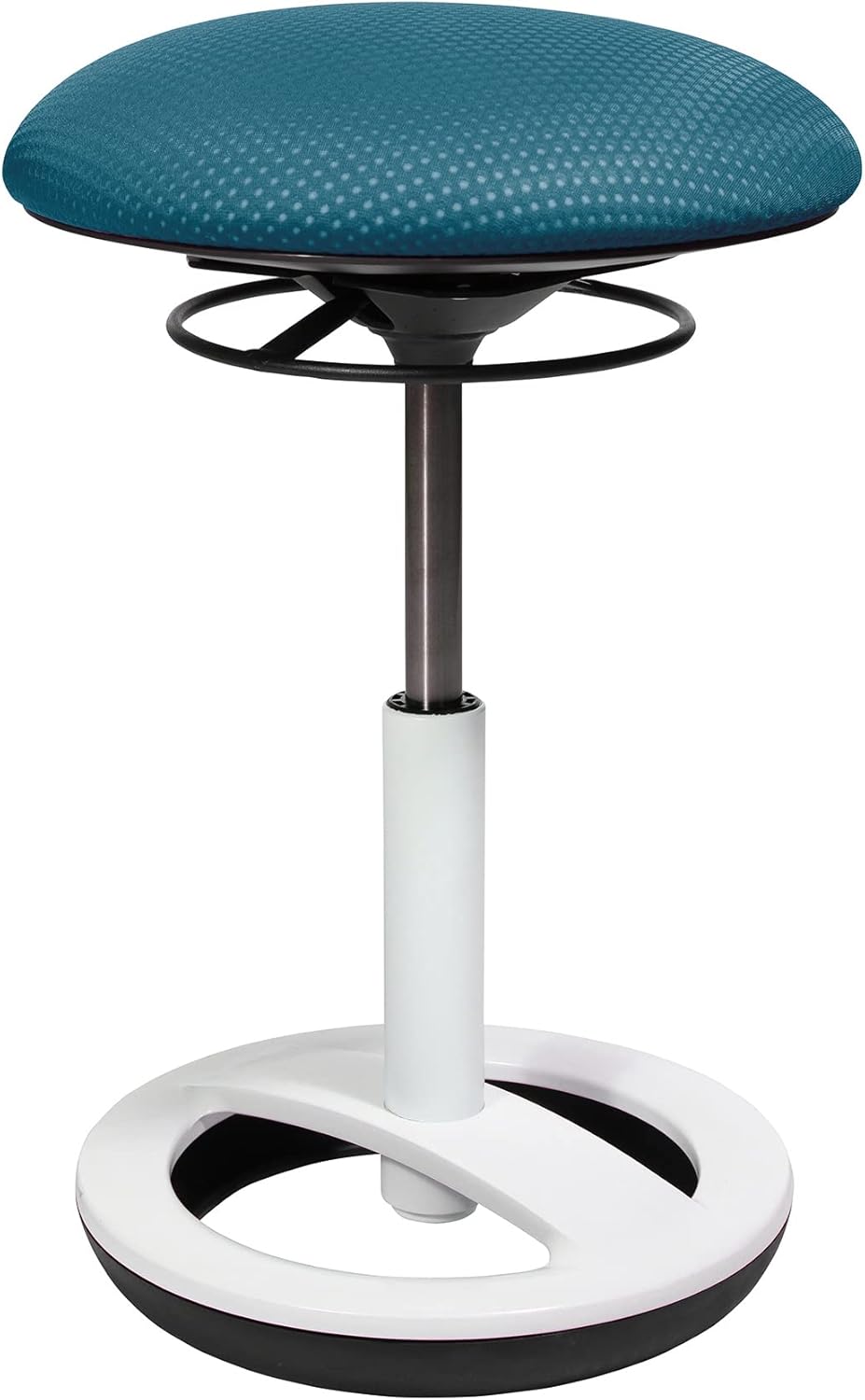 TOPSTAR Sitness Bob, ergonomischer Sitzhocker, Arbeitshocker, Bürohocker mit Schwingeffekt, Sitzhöhe