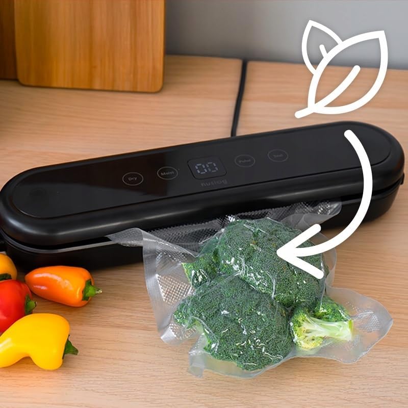 Vakuumverpackungsgerät Für Lebensmittel Tragbar 80 W + 5 Beutel