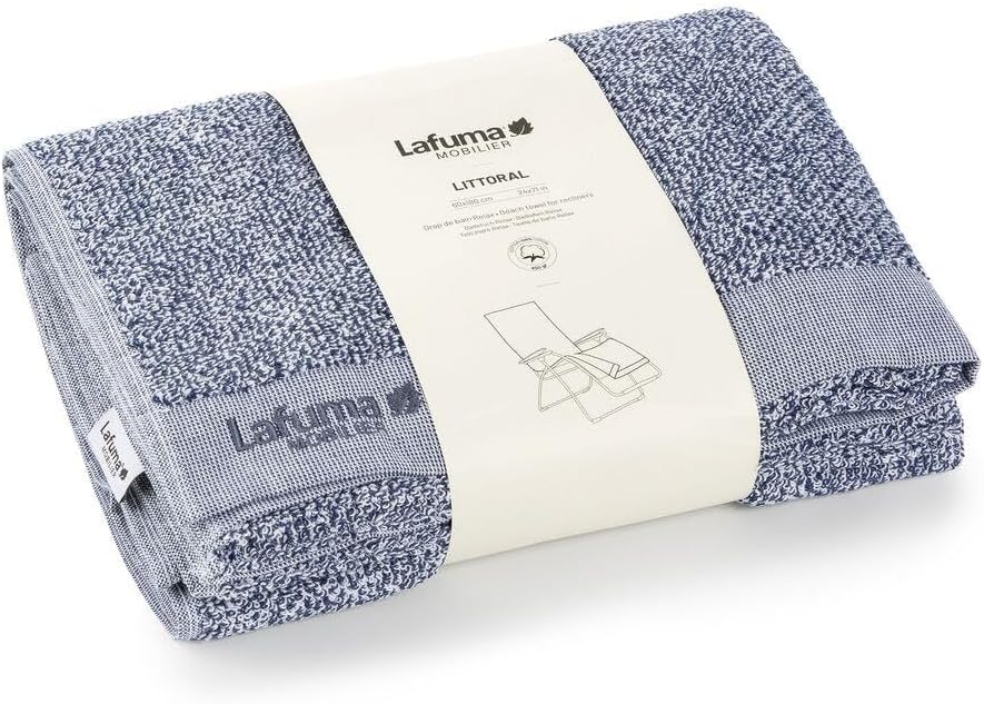 LAFUMA MOBILIER Badetuch für Relax Liegestühle, 100% Baumwolle, Farbe: Iroise, LFM2972-9302 Iroise E