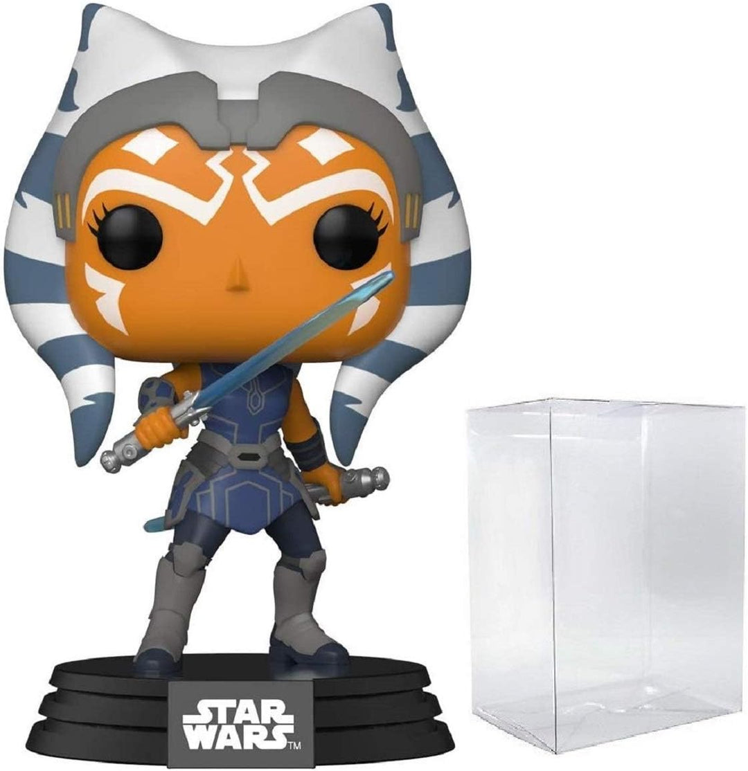 POP Star Wars: Clone Wars - Ahsoka Tano Funko Vinyl Figure (Bundled with Compatible Pop Box Protecto