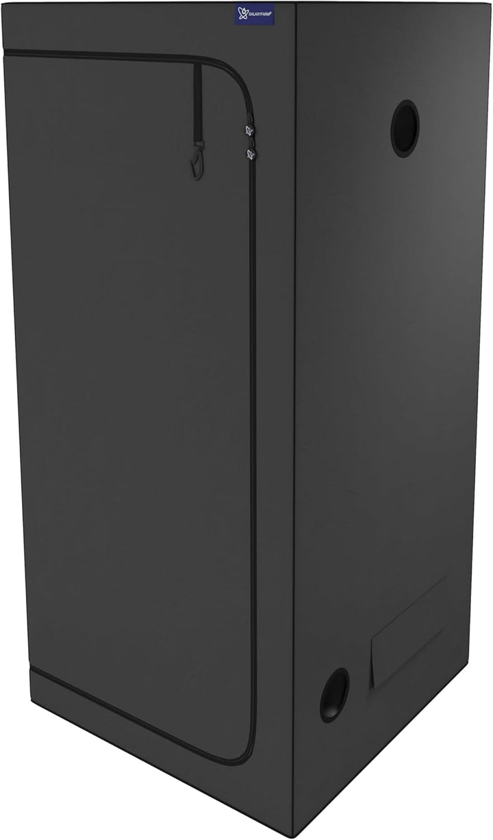 GALAXYFARM - Growzelt Galaxyfarm Luna Lite, Grow Box mit Lüftungsöffnungen, für den Innenanbau - Gro