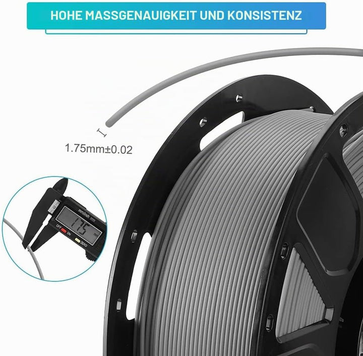 Creality Offizielles PLA Filament 1.75mm, 3D Drucker Filament, Filament-3D-Druckmaterialien, Toleran