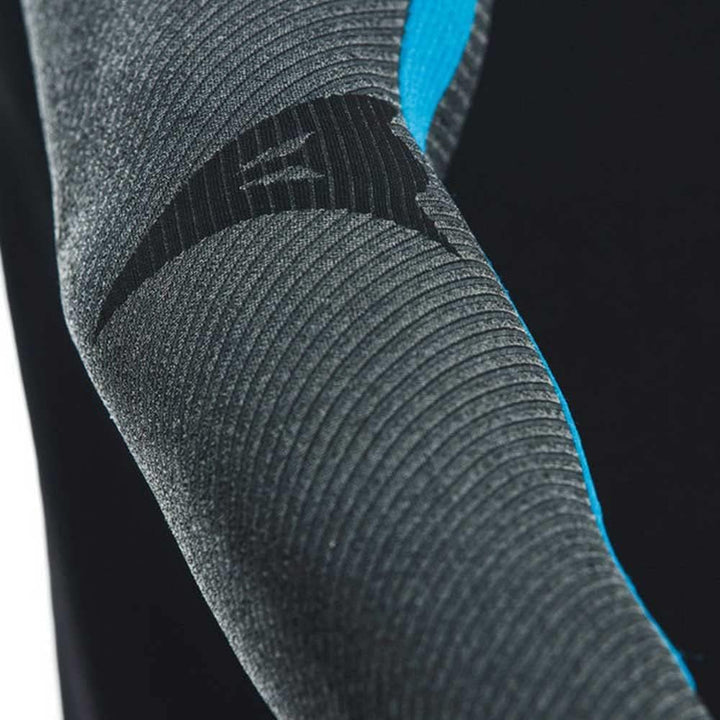 Dainese Unisex Dry Arm Baselayer-Unterwäsche, Schwarz/Blau, N