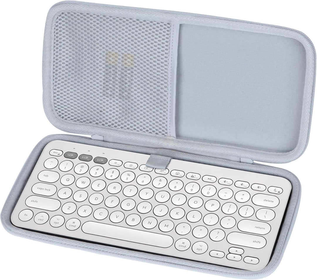 Hart Reise Schutz Hülle Etui Tasche für Logitech Pebble Keys 2 K380s K380 Multi-Device -Tastatur (We